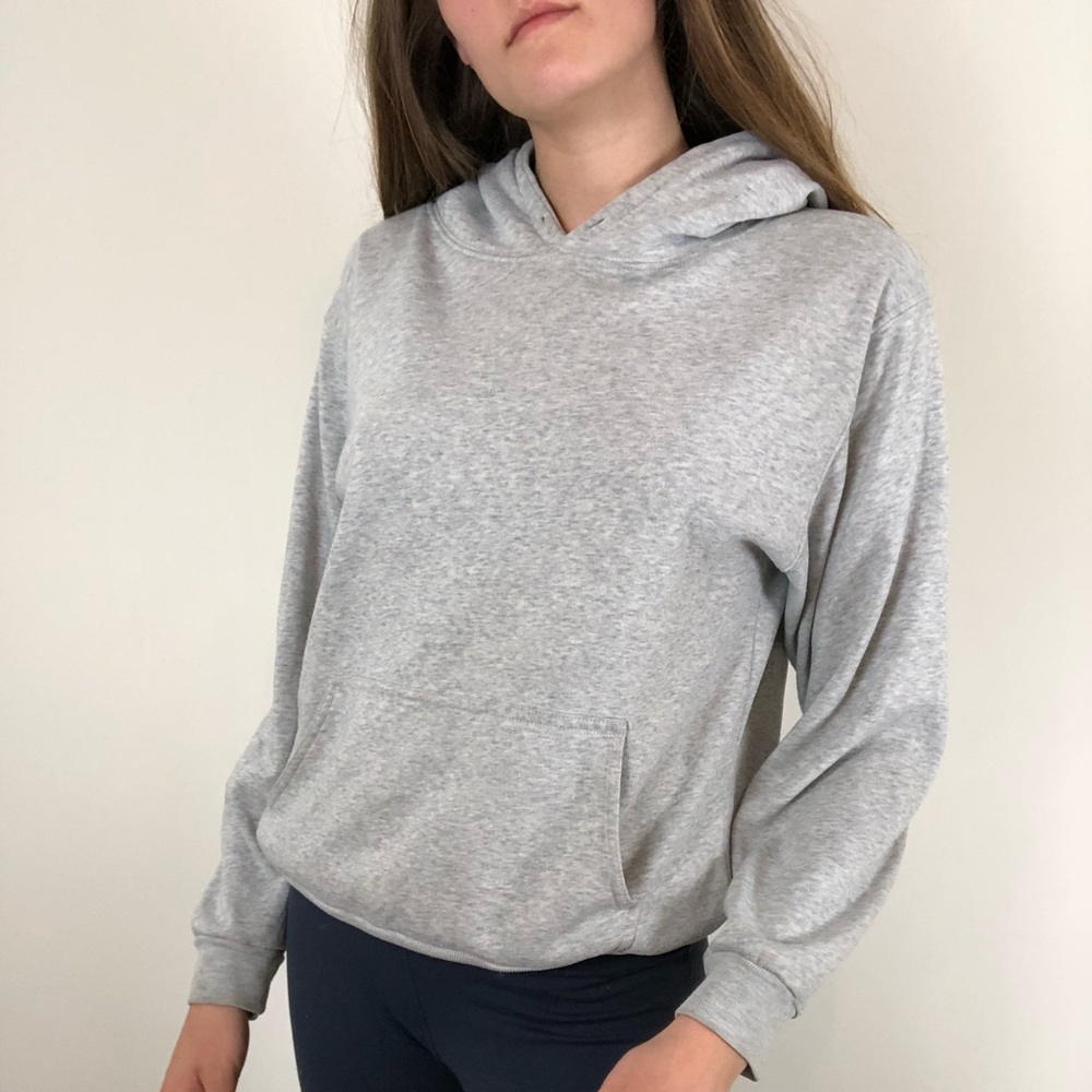 Brandy Melville light grey hoodie